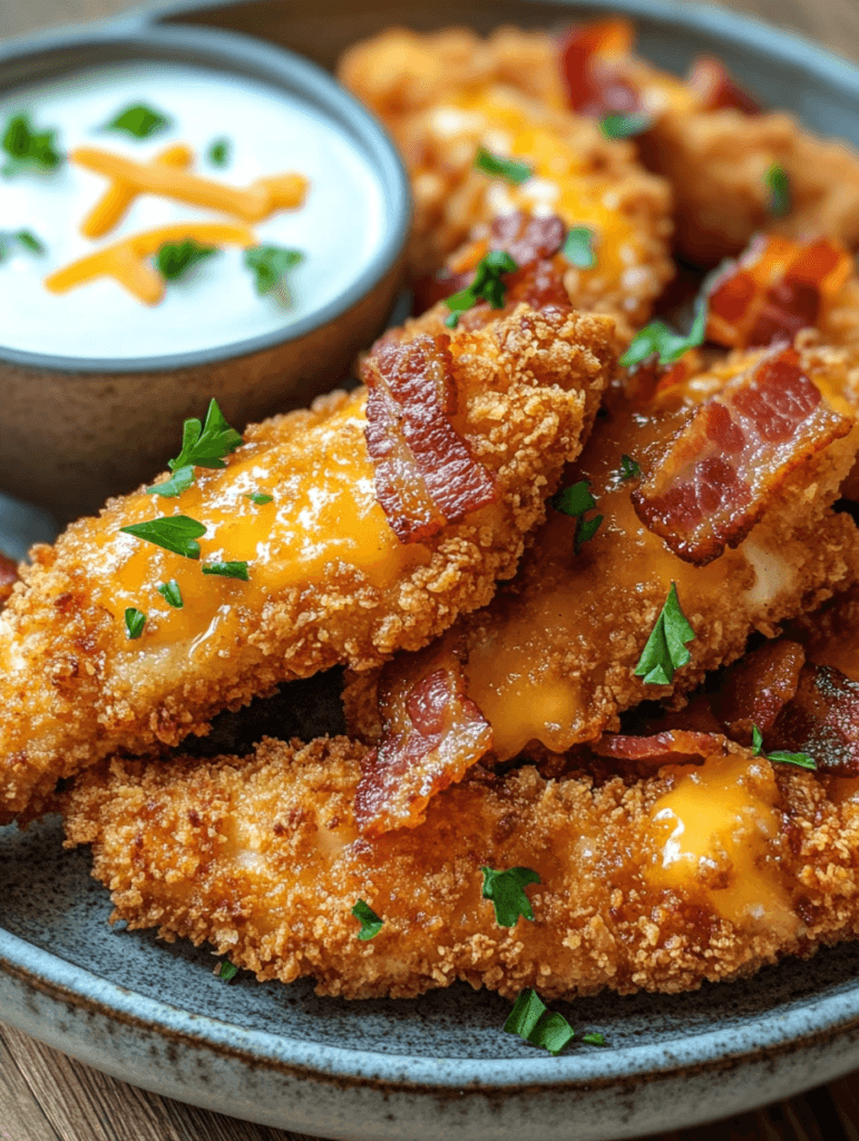 Best Crack Chicken Tenders Recipe - Crispy & Cheesy Delight