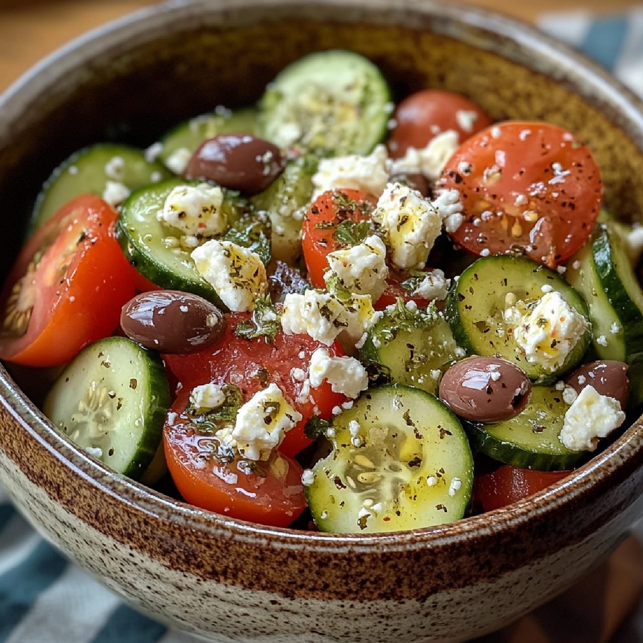 Classic Greek Salad – A Fresh, Vibrant Mediterranean Delight