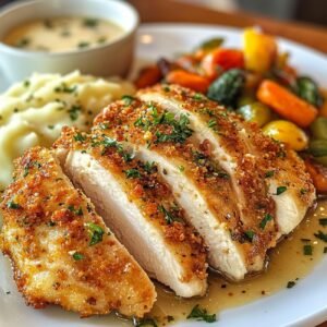 Garlic Parmesan Crusted Chicken – Easy Dinner Recipe