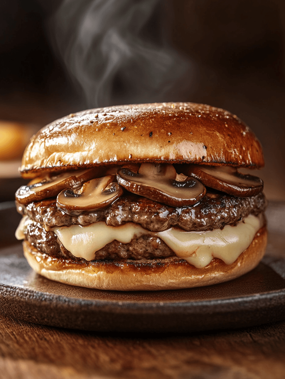 Burger King Mushroom Swiss Melt – The Ultimate Savory Indulgence