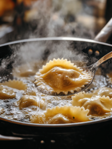 For the filling, mix ricotta, Parmesan, spinach, black pepper, and nutmeg in a bowl until well combined.