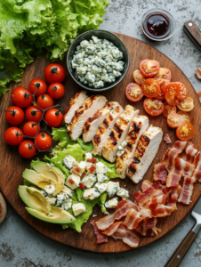 Slice the grilled chicken breast and set aside.
