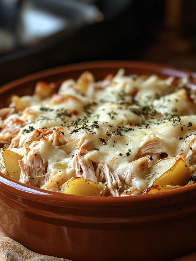 Ingredients for Chicken and Potato Casserole